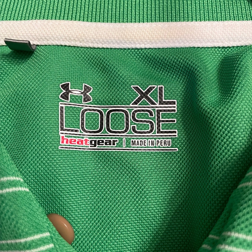 Under Armour Vibrant Green Polo Shirt XL